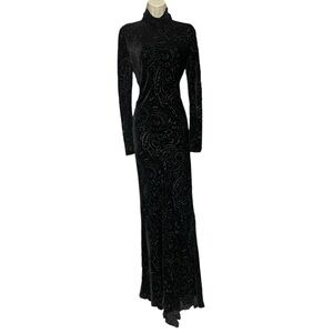 Ralph Lauren velvet evening gown